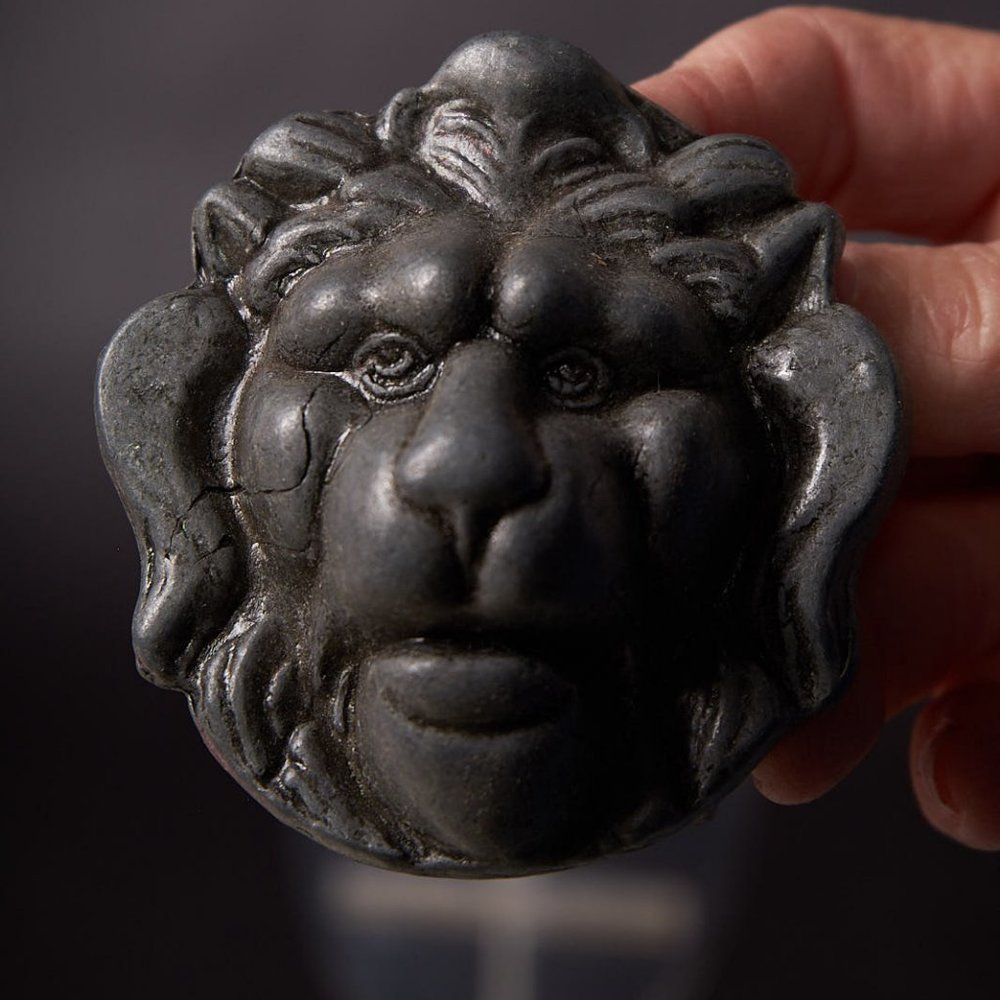 Vintage Metal Lion Belt Buckle